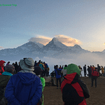 Panoramic-view-of-mountain-range-from-Poonhill
